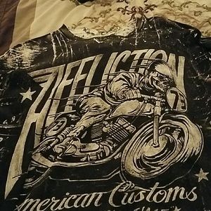 NWOT co mens reversible affliction shirt